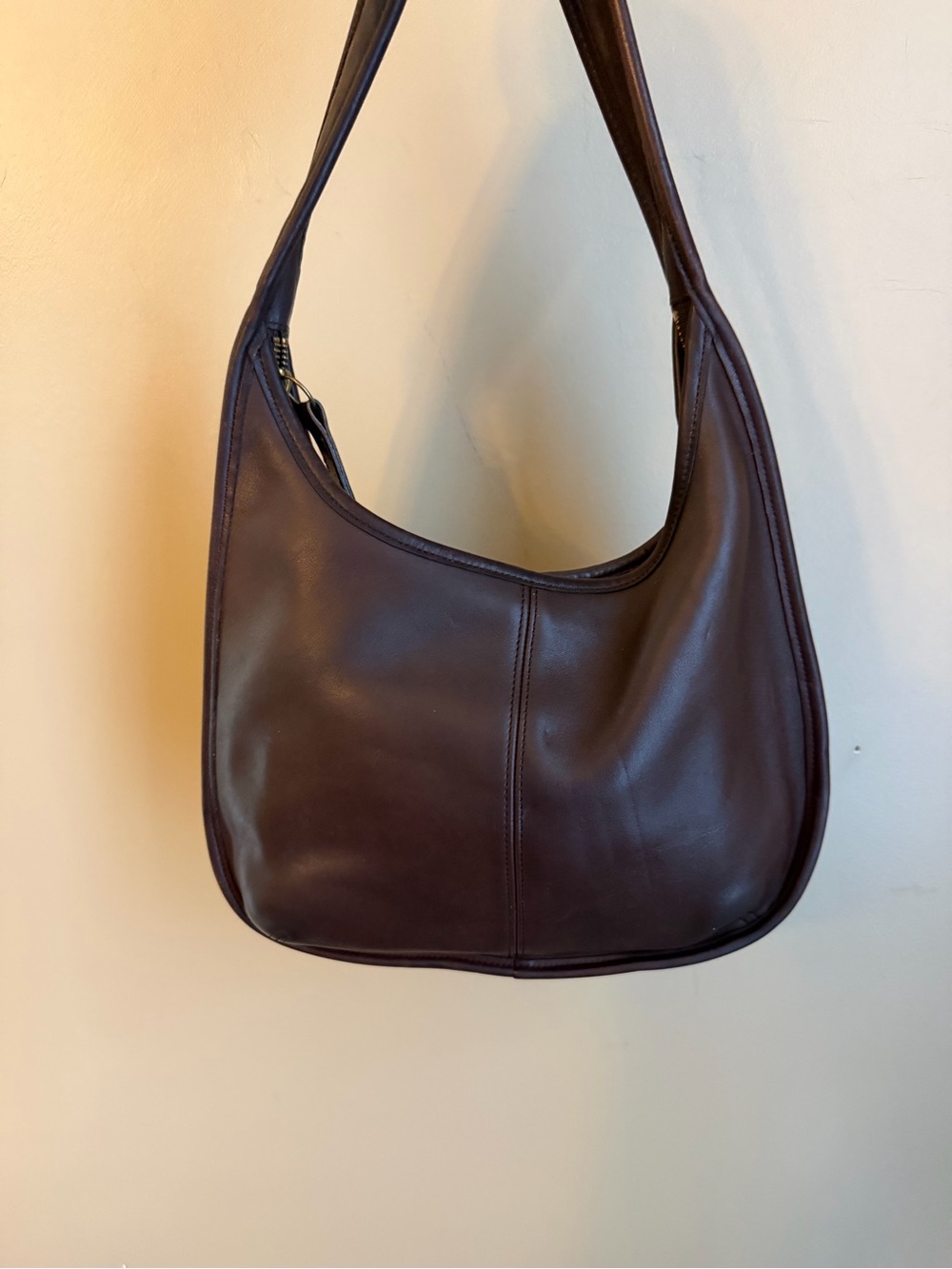 COACH Ergo 9025 Leather One Shoulder Bag Brown Vintage Handcrafted Costa Rica